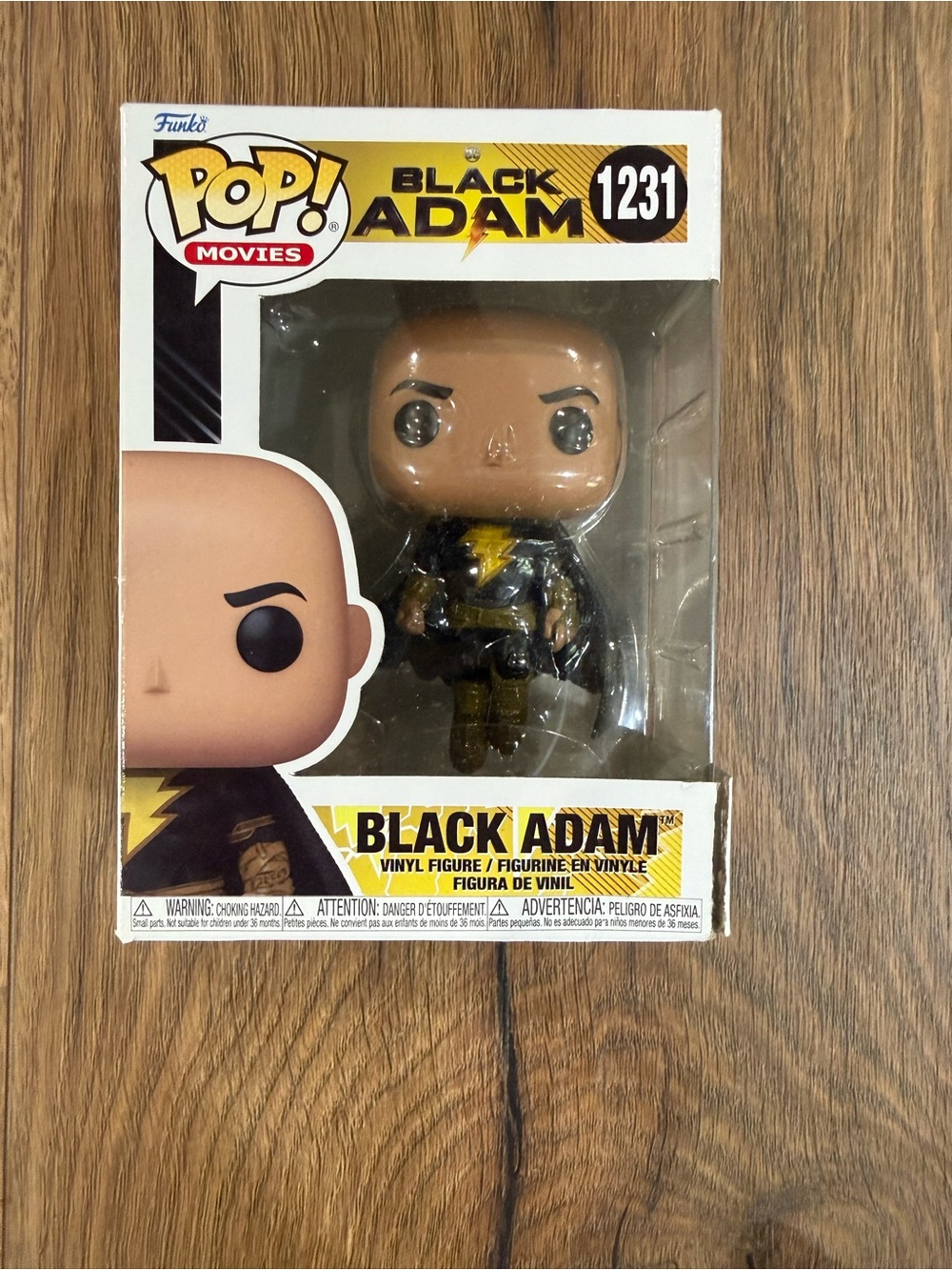 Funko Black Adam Box Art - funko pop movies